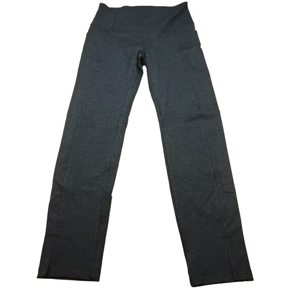 Athleta Womens XS Leggings Herringbone Mercer Tight High Rise Blue Black #353504 - Picture 1 of 14